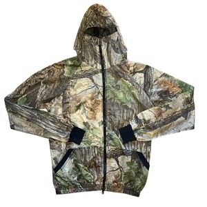 VTG Buzz Camouflage Mens‎ M Bug Tamer Jacket Mesh Net Hunting USA Full Zip Hood